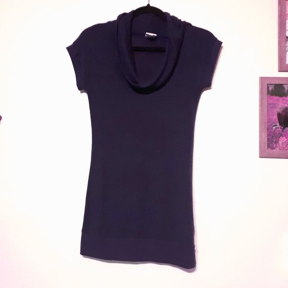 Purple Cowl Neck Sweater - Picture 2 of 3